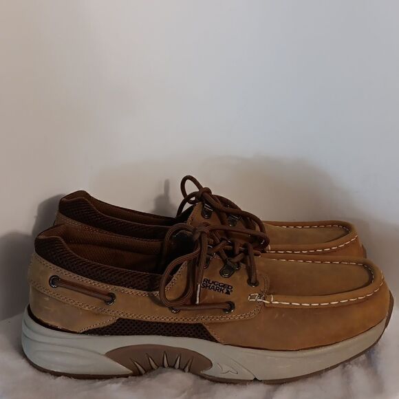 Rugged Shark "Atlantic" Men's Boat Shoes - Picture 1 of 7